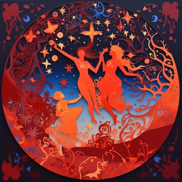 Eros Sextile Vesta