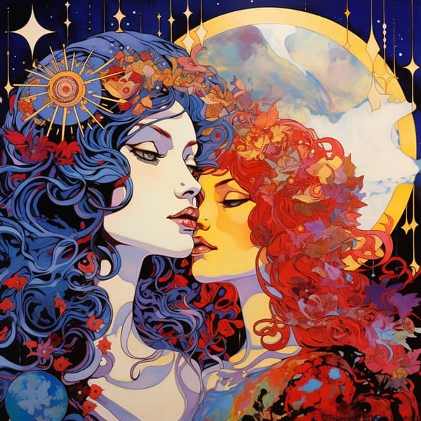 Vesta Sextile Natal Psyche