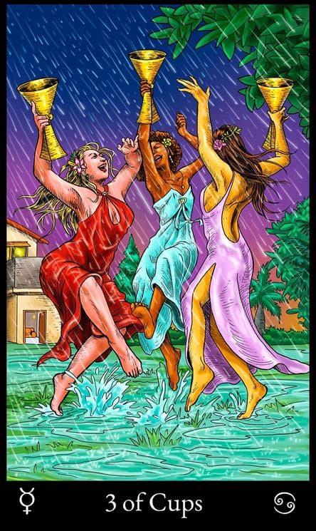 3 of Cups