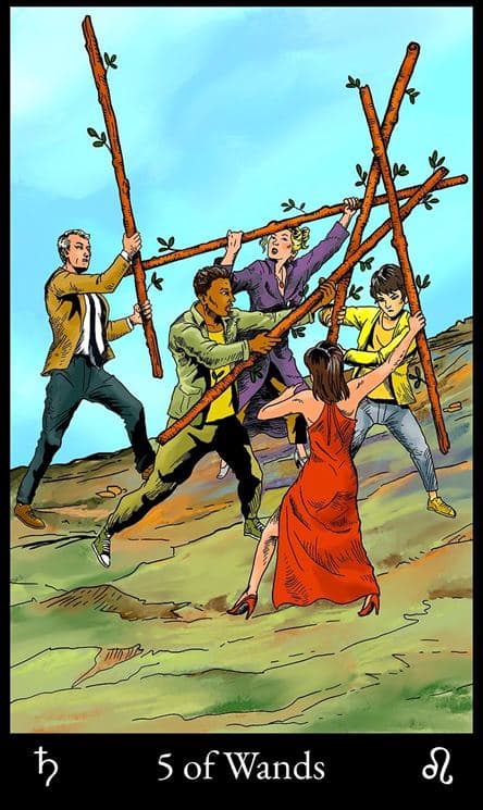 5 of Wands
