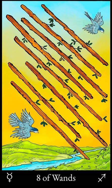 8 of Wands