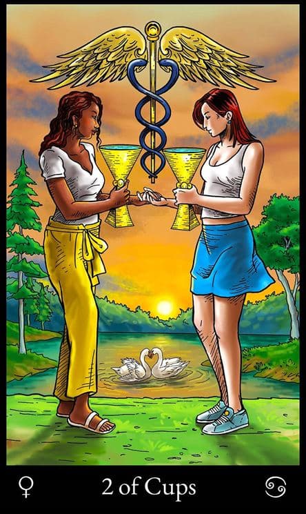 2 of Cups